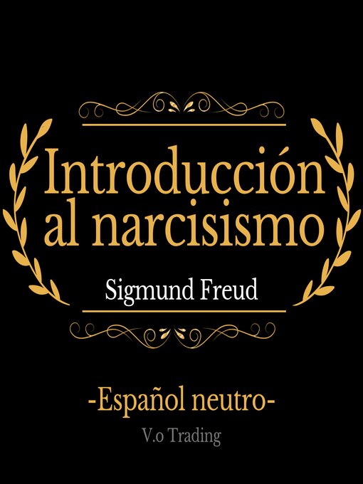 Cover image for Introducción al narcisismo